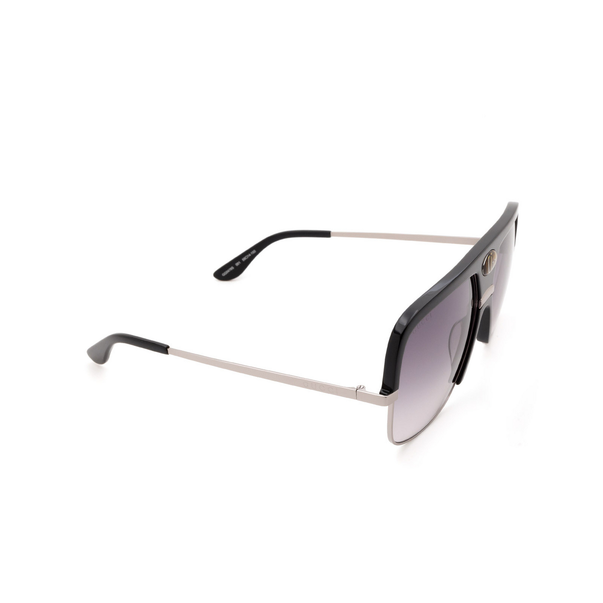 Gucci® Aviator Sunglasses: GG0478S color Black 001 - product thumbnail 2/3.