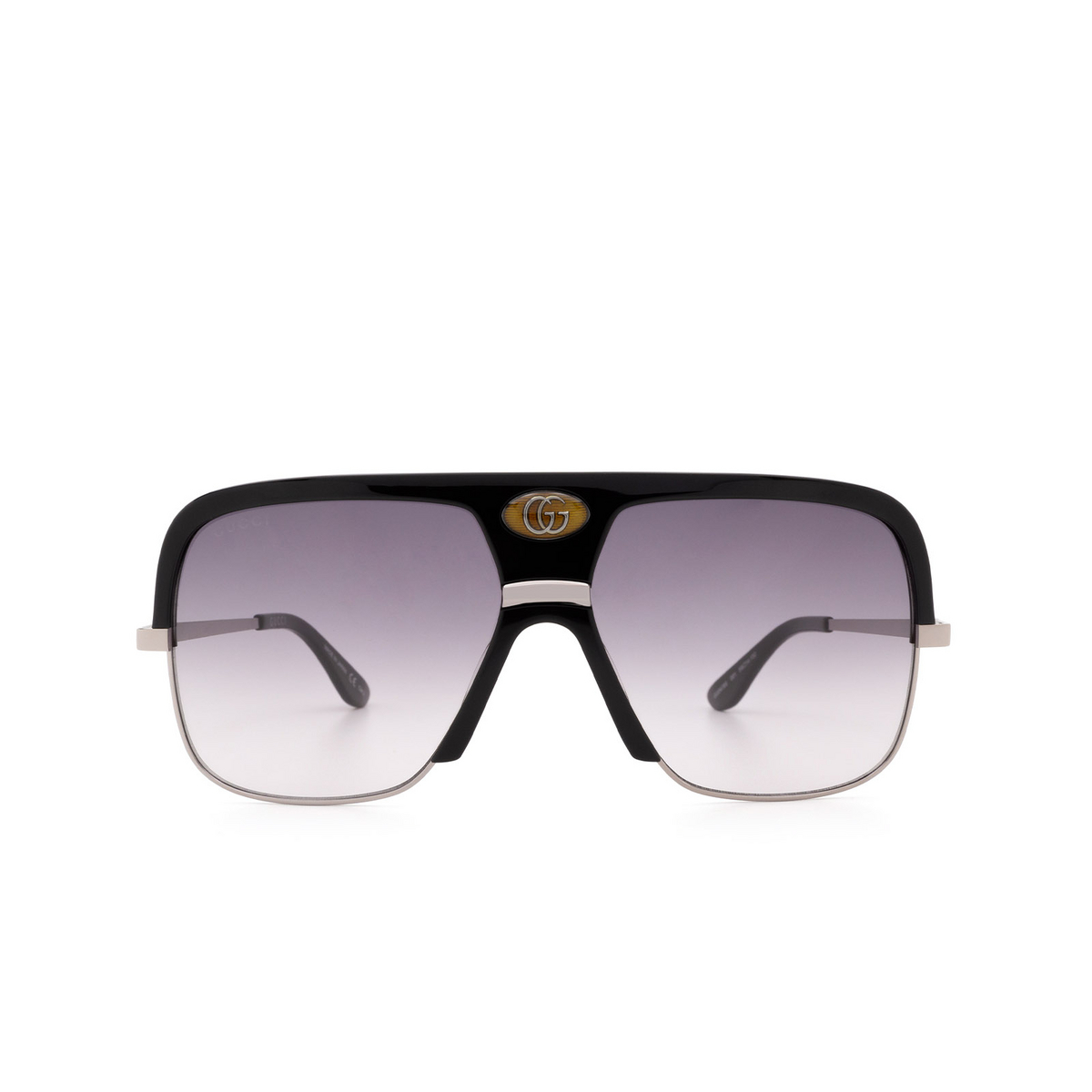 Gucci® Aviator Sunglasses: GG0478S color Black 001 - product thumbnail 1/3.