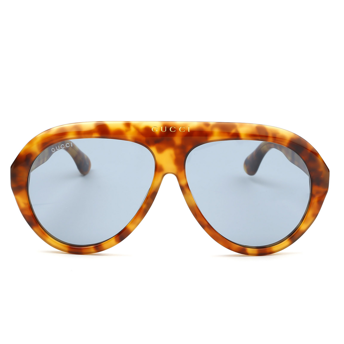 Gucci® Aviator Sunglasses: GG0479S color 004 Havana - product thumbnail 1/4