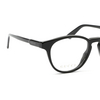 Gucci® Round Eyeglasses: GG0491O color Black 001 - product thumbnail 3/4.