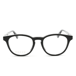 Gucci® Round Eyeglasses: GG0491O color Black 001.