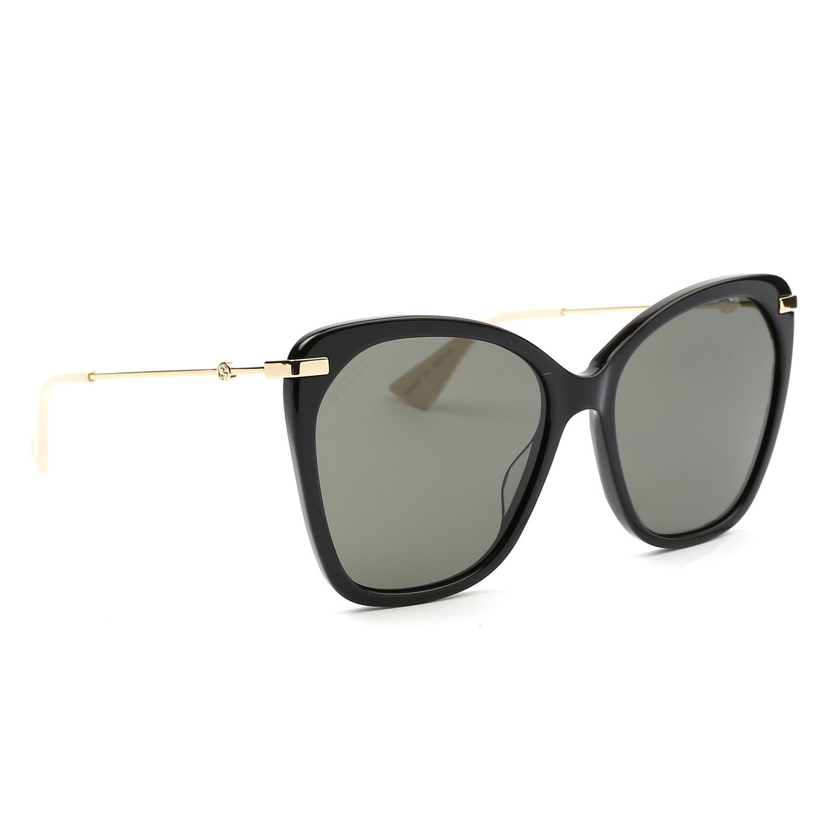 Gucci® Butterfly Sunglasses: GG0510S color 001 Black - 2/4