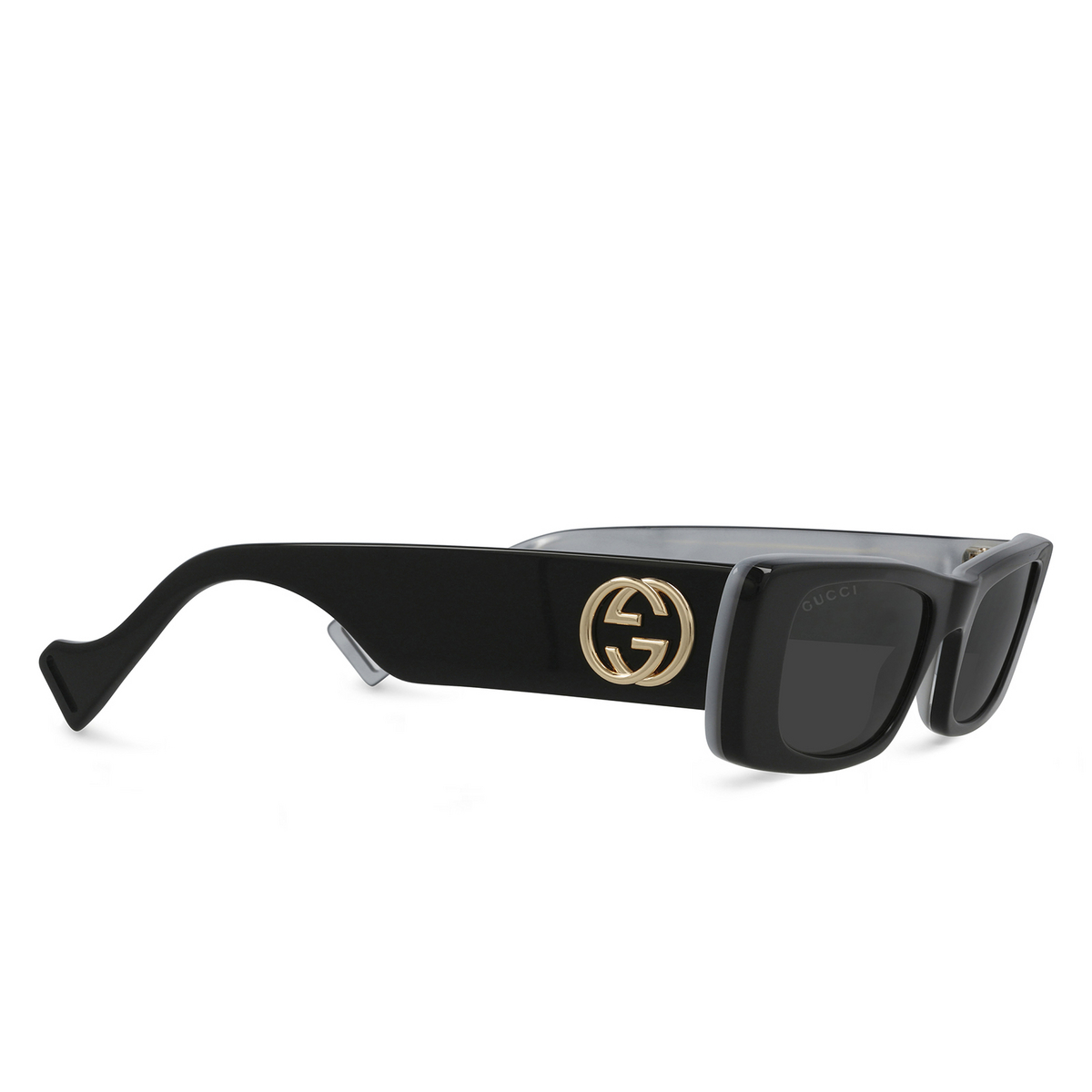 Gucci GG0516S Sunglasses 001 Black - three-quarters view