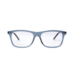 Gucci® Square Eyeglasses: GG0519O color Transparent Grey 007.