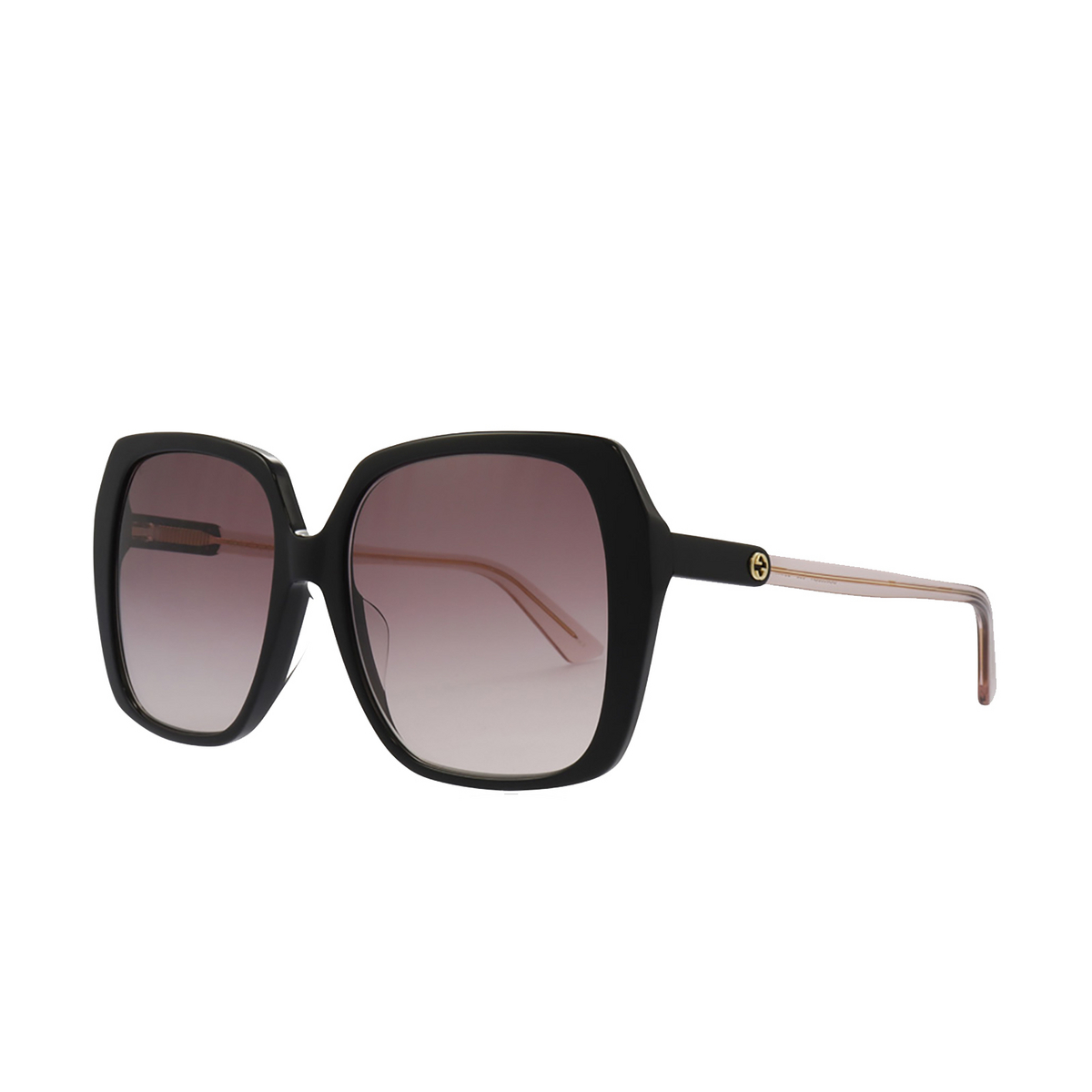 Gucci® Square Sunglasses: GG0533SA color 003 Black - 2/3