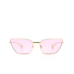 Gucci® Irregular Sunglasses: GG0538S color 005 Gold 