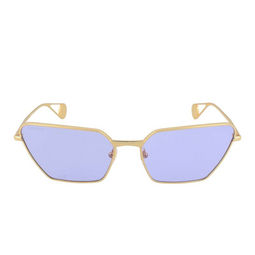 Gucci® Irregular Sunglasses: GG0538S color 006 Gold 