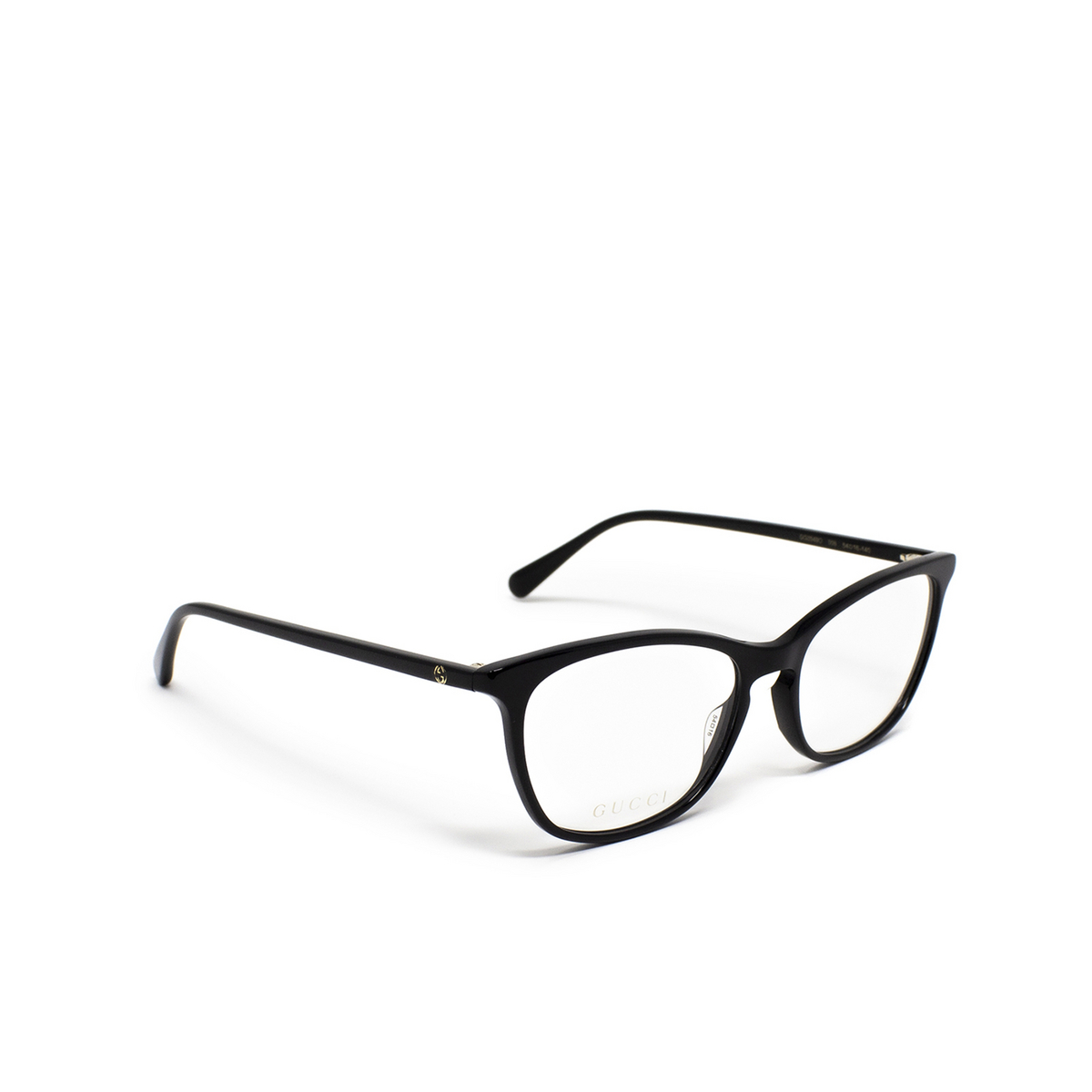 Gucci® Square Eyeglasses: GG0549O color Black 001 - 2/3.