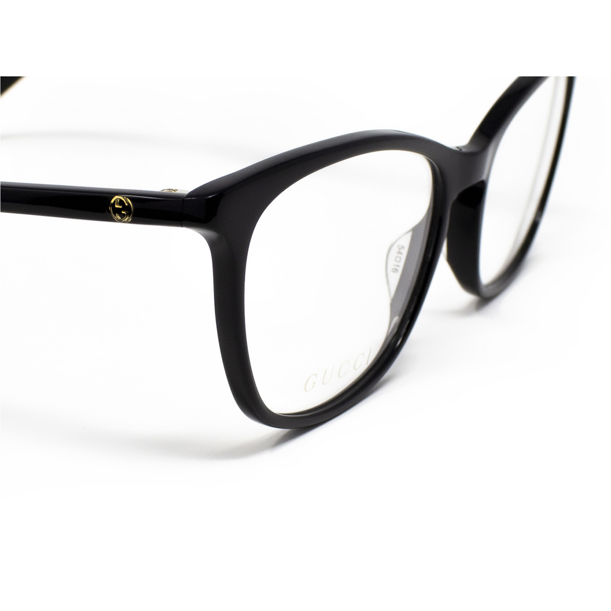 Gucci® Square Eyeglasses: GG0549O color Black 001 - 3/3.