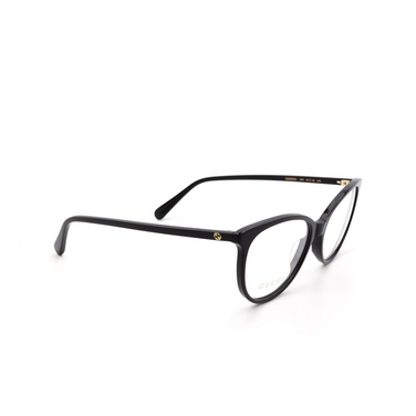 Lunettes de vue Gucci GG0550O 001 black - Vue trois quarts