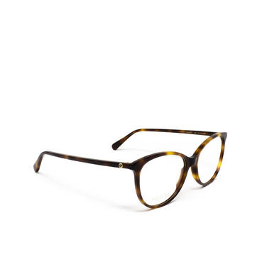 Gucci GG0550O Korrektionsbrillen 002 havana - Dreiviertelansicht