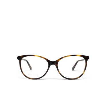 Gucci GG0550O Korrektionsbrillen 002 havana - Vorderansicht
