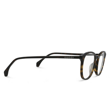 Occhiali da vista Gucci GG0551O 002 havana - tre quarti