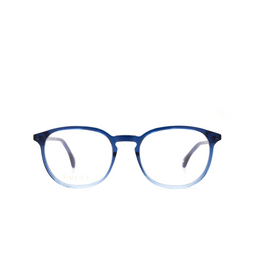 Gucci® Square Eyeglasses: GG0551O color Blue 004.