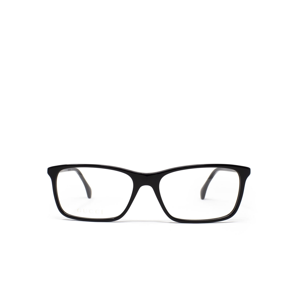 Gucci® Rectangle Eyeglasses: GG0553O color Black 001 - 1/3.