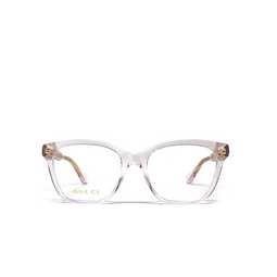 Gucci® Square Eyeglasses: GG0566O color Pink 004.