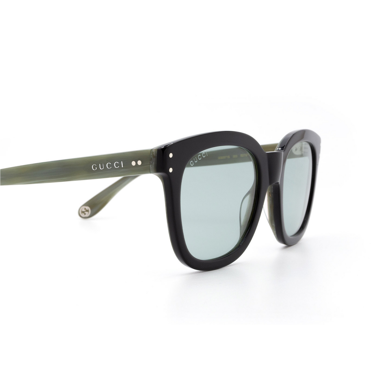 Gucci® Square Sunglasses: GG0571S color 003 Black - product thumbnail 3/3