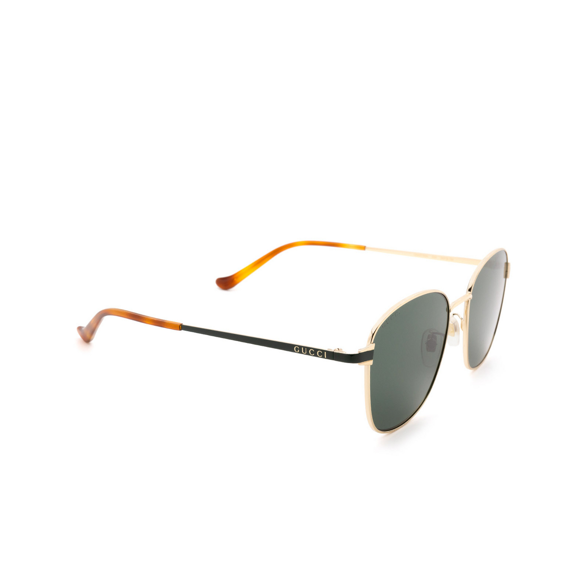 Gucci® Square Sunglasses: GG0575SK color Gold 004 - product thumbnail 2/3.