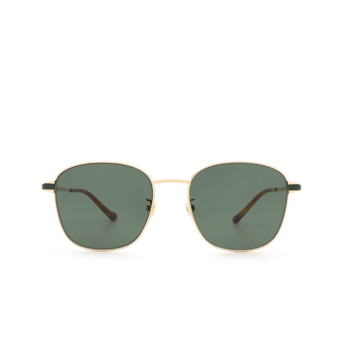 Gucci® Square Sunglasses: GG0575SK color Gold 004 - 1/3.