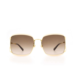 Gucci® Square Sunglasses: GG0593SK color 003 Ivory 