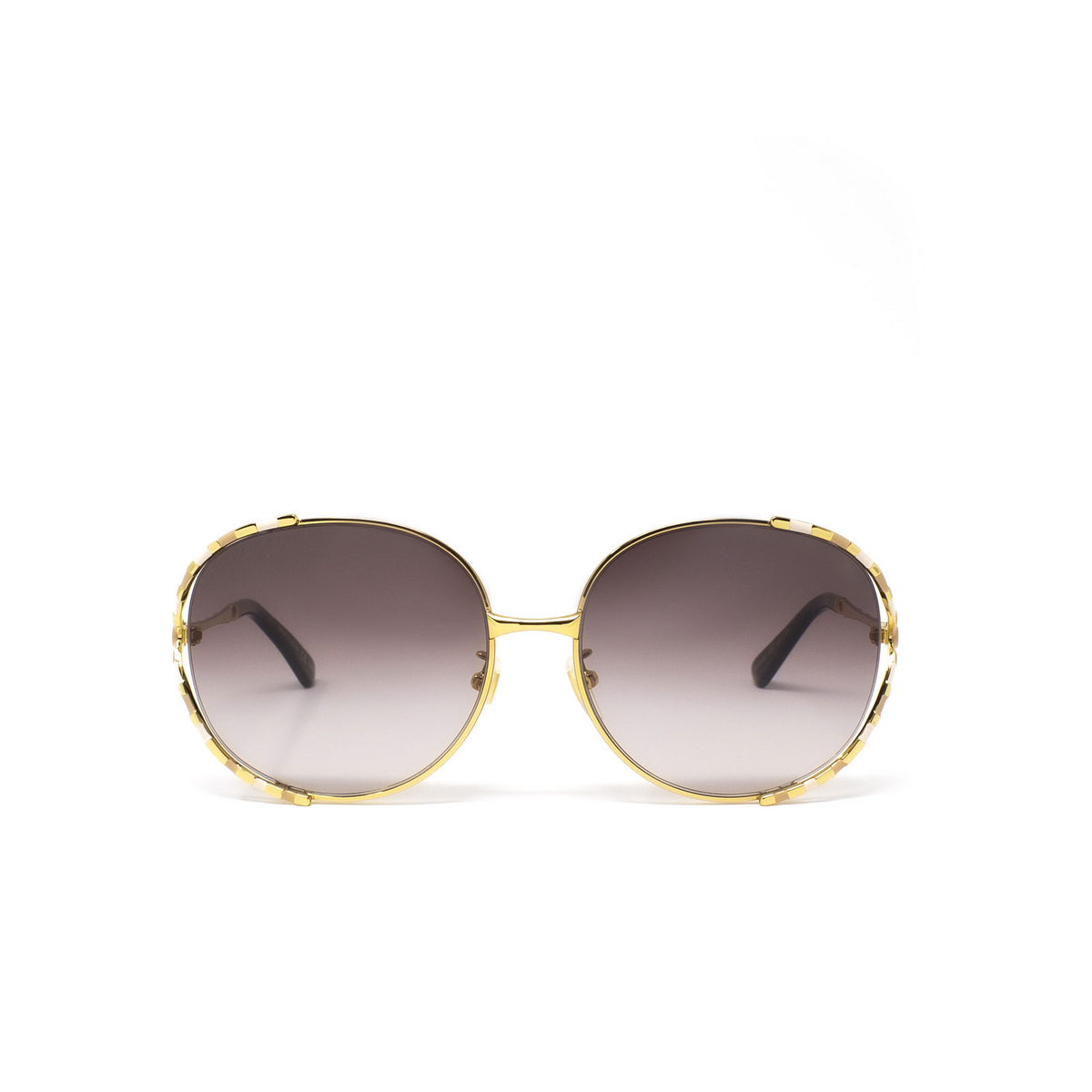 Gucci GG0595S Sunglasses 004 Gold - front view