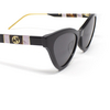 Gucci GG0597S Sunglasses 001 black - product thumbnail 3/4
