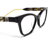 Gucci GG0600O Korrektionsbrillen 001 black - Produkt-Miniaturansicht 3/4
