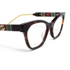 Gucci® Cat-eye Eyeglasses: GG0600O color Havana 002 - product thumbnail 3/3.