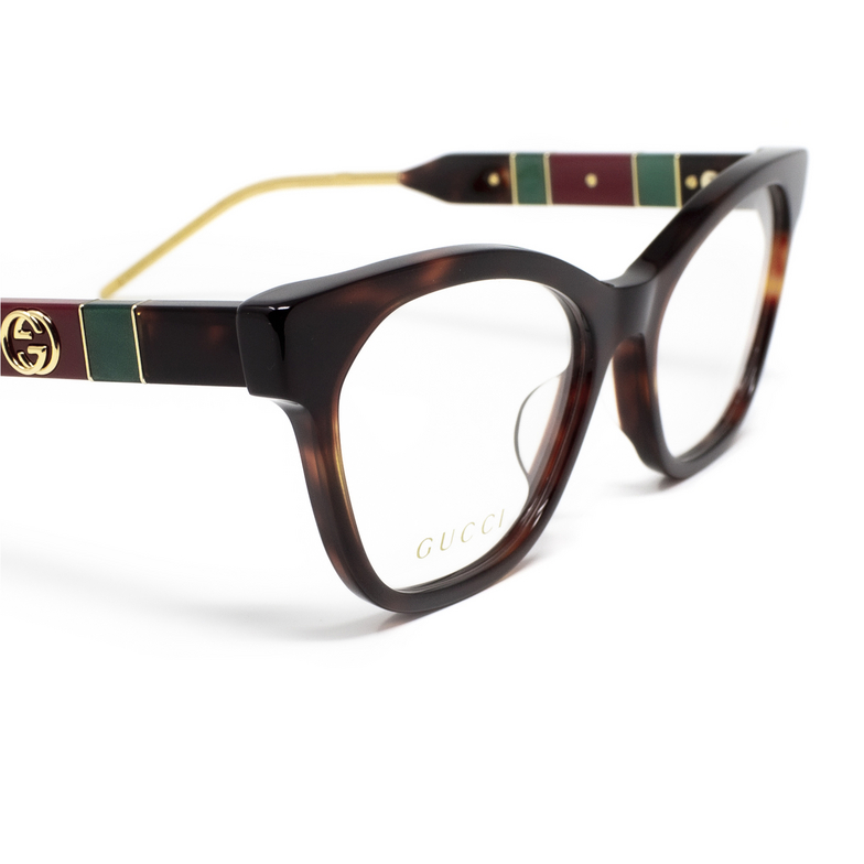 Gucci GG0600O Eyeglasses 002 havana - 3/4