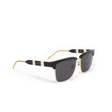 Gucci GG0603S Sunglasses 001 black - three-quarters view