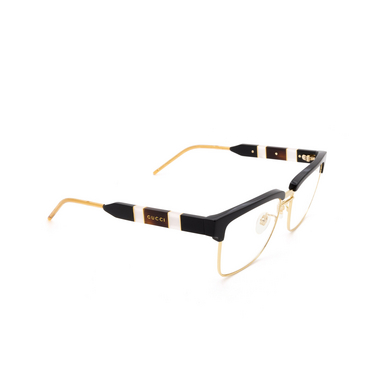 Gucci GG0603S Sunglasses 002 black - three-quarters view