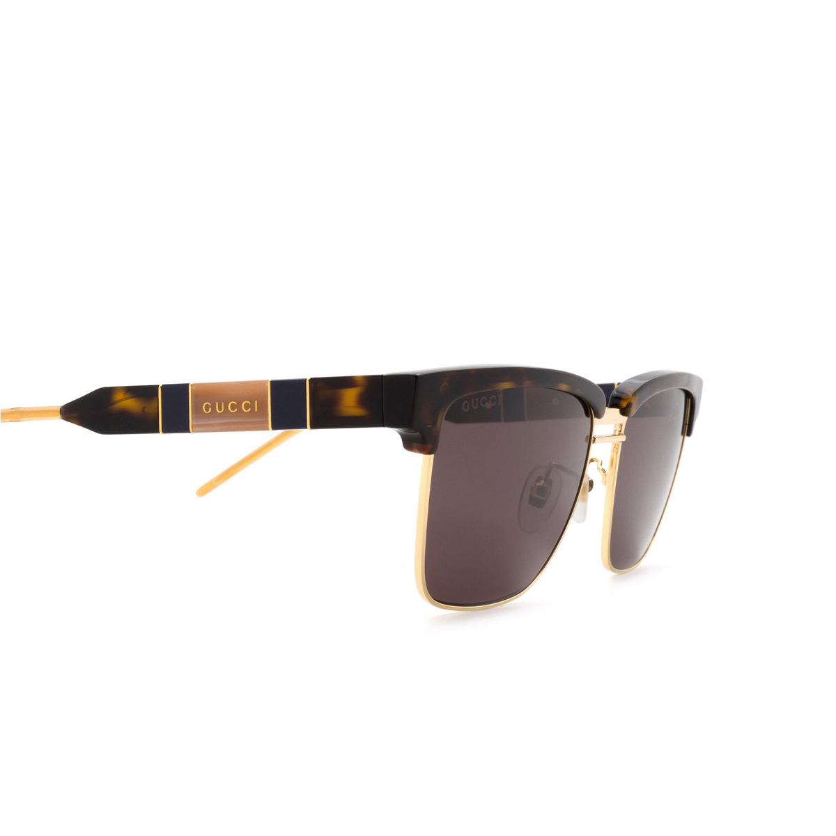 Gucci® Square Sunglasses: GG0603S color 003 Havana - 3/3