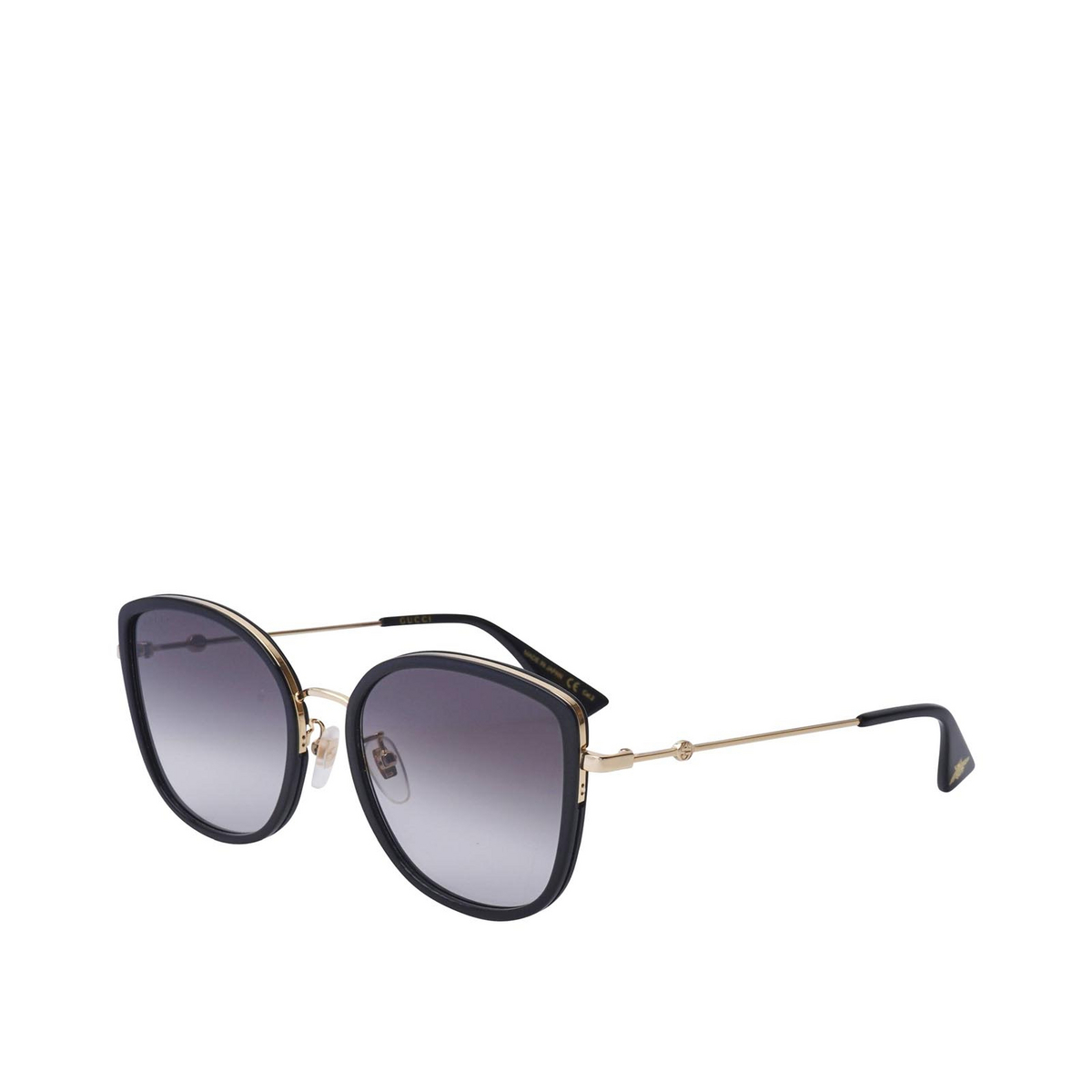 Gucci® Cat-eye Sunglasses: GG0606SK color Black 001 - 2/2.
