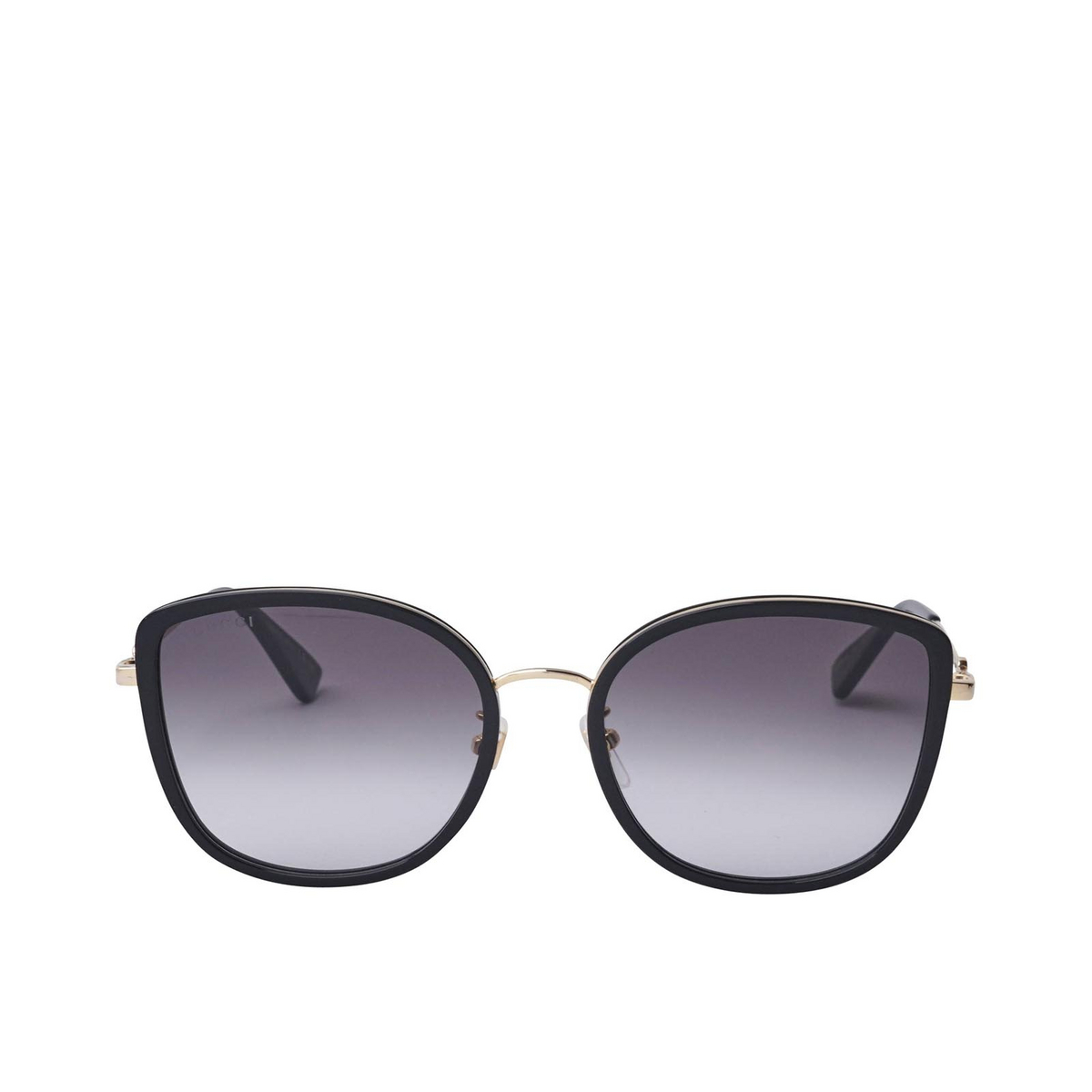 Gucci® Cat-eye Sunglasses: GG0606SK color Black 001 - 1/2.