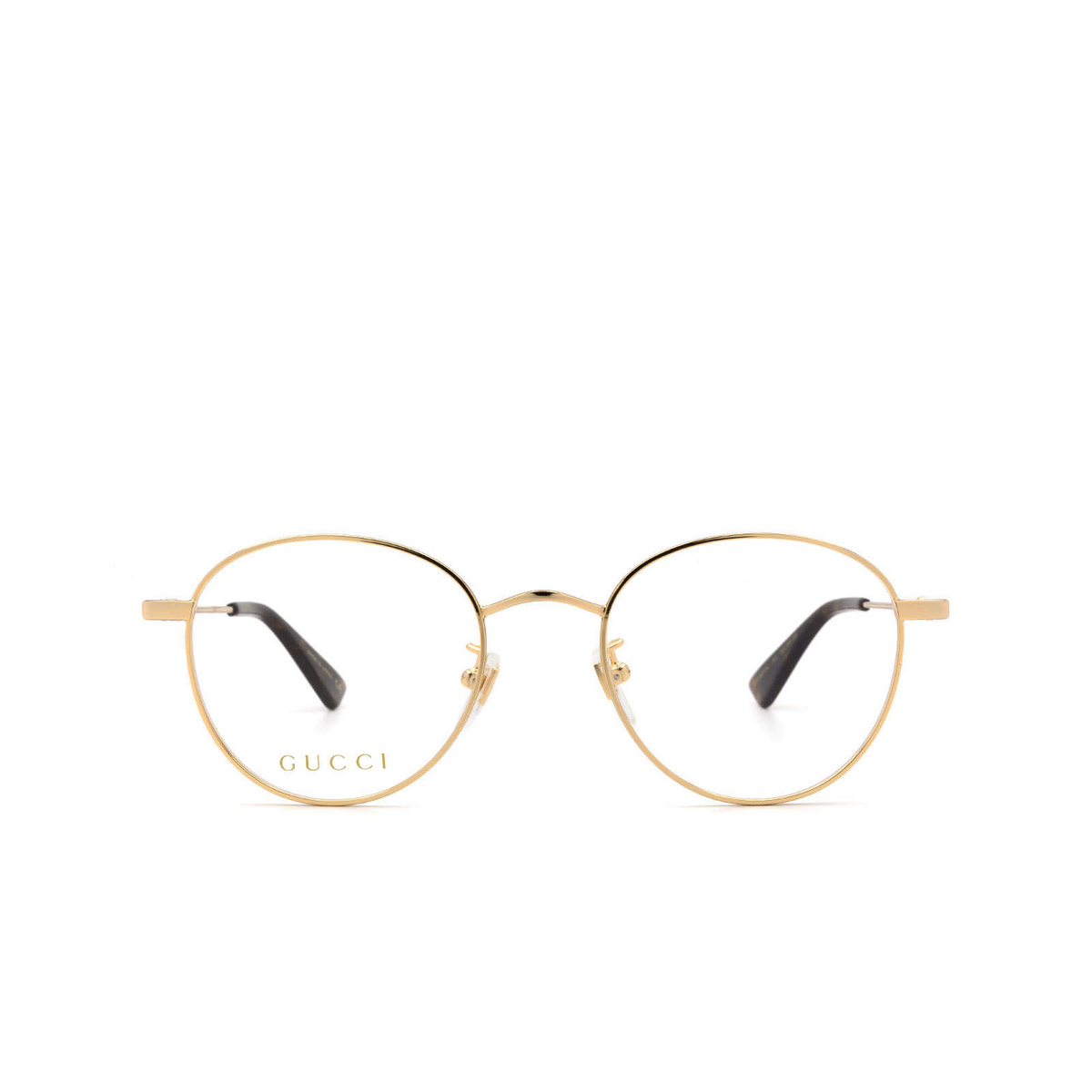 Gucci GG0607OK Eyeglasses 001 Gold - front view