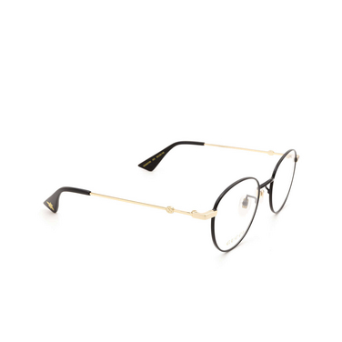 Gucci GG0607OK Korrektionsbrillen 003 black - Dreiviertelansicht