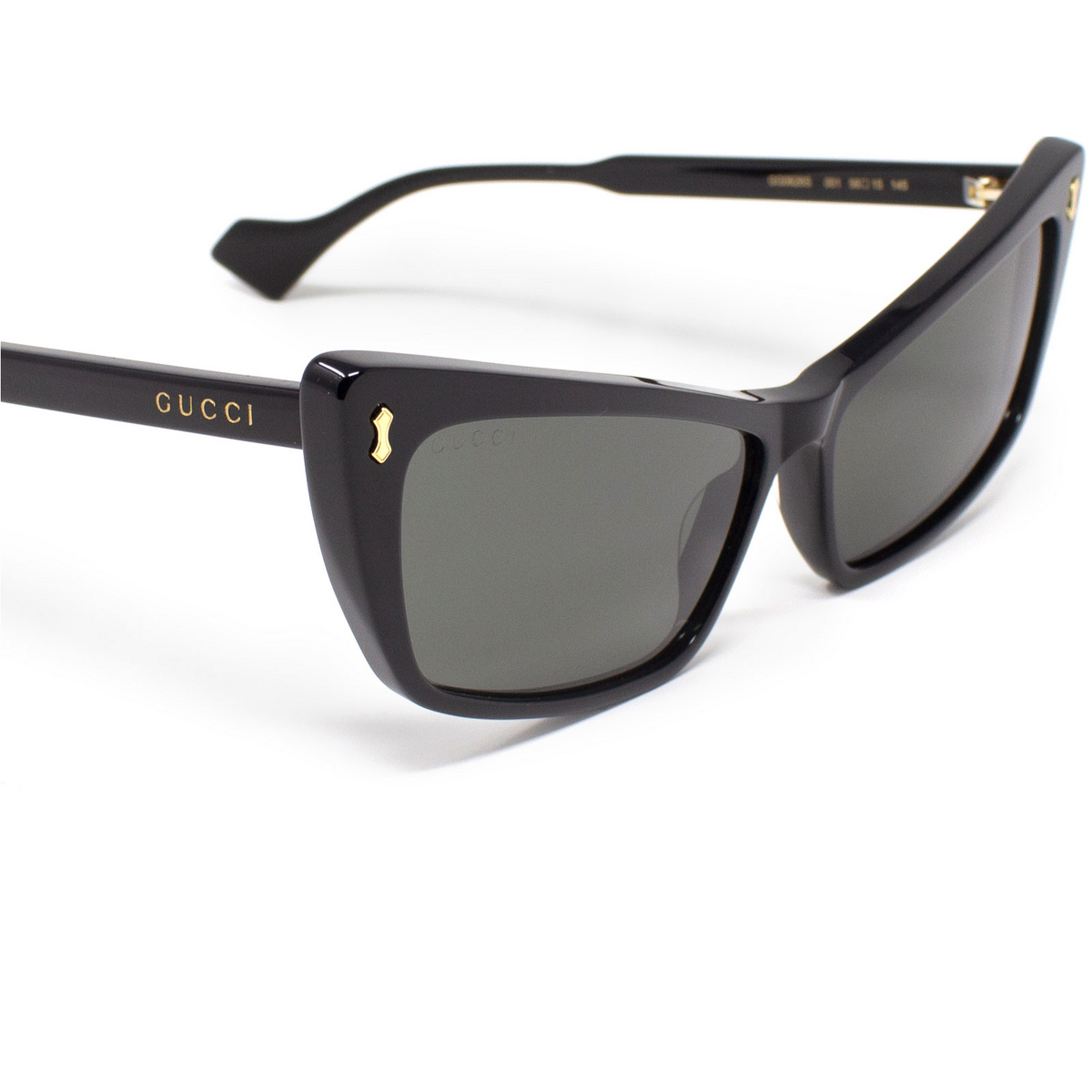 Gucci® Cat-eye Sunglasses: GG0626S color 001 Black - 3/3