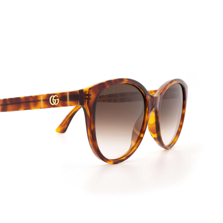 Gucci GG0631S Sunglasses 002 havana - 3/4