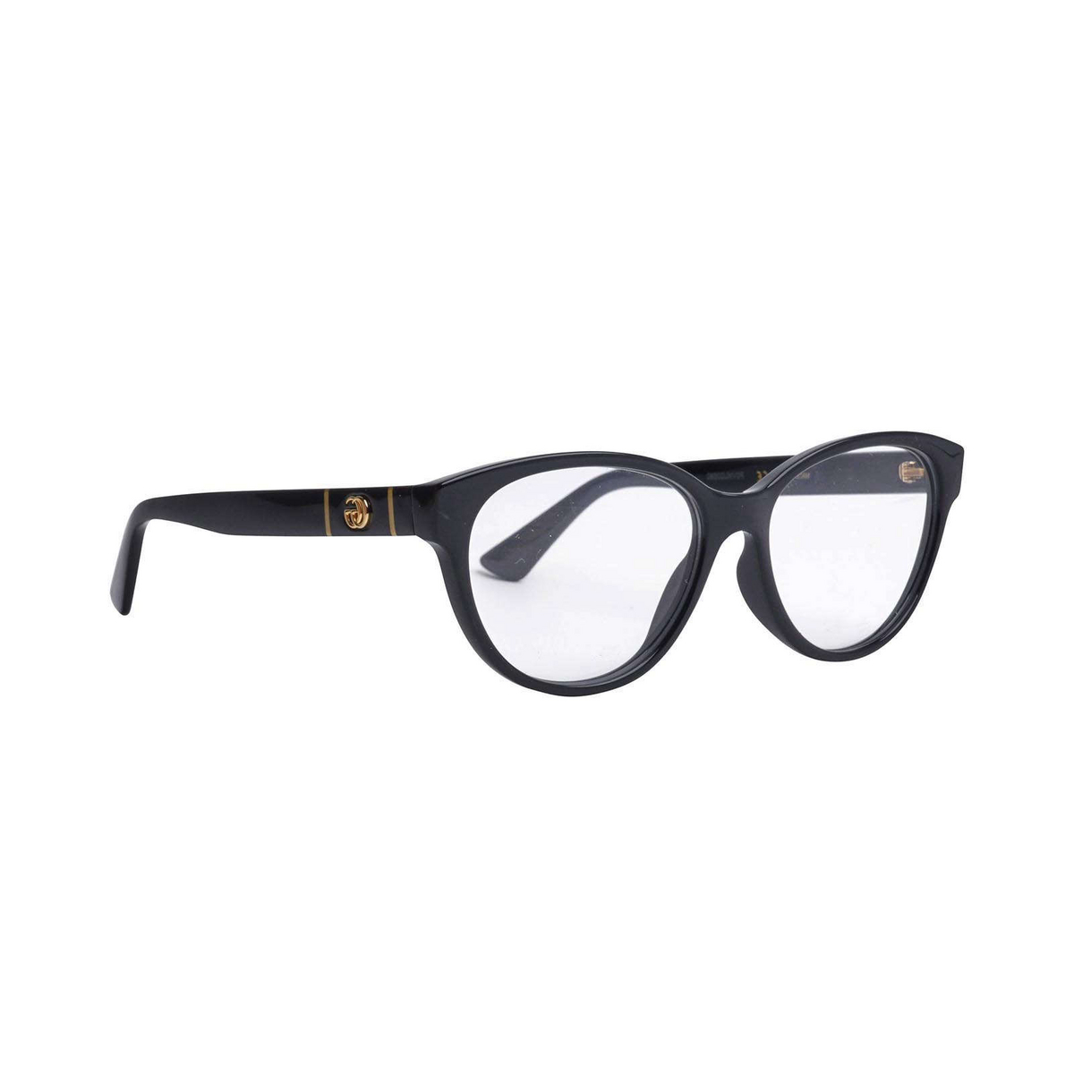 Gucci GG0633O Eyeglasses 001 Black - three-quarters view