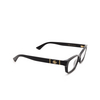 Gucci® Rectangle Eyeglasses: GG0635O color Black 001 - product thumbnail 2/3.