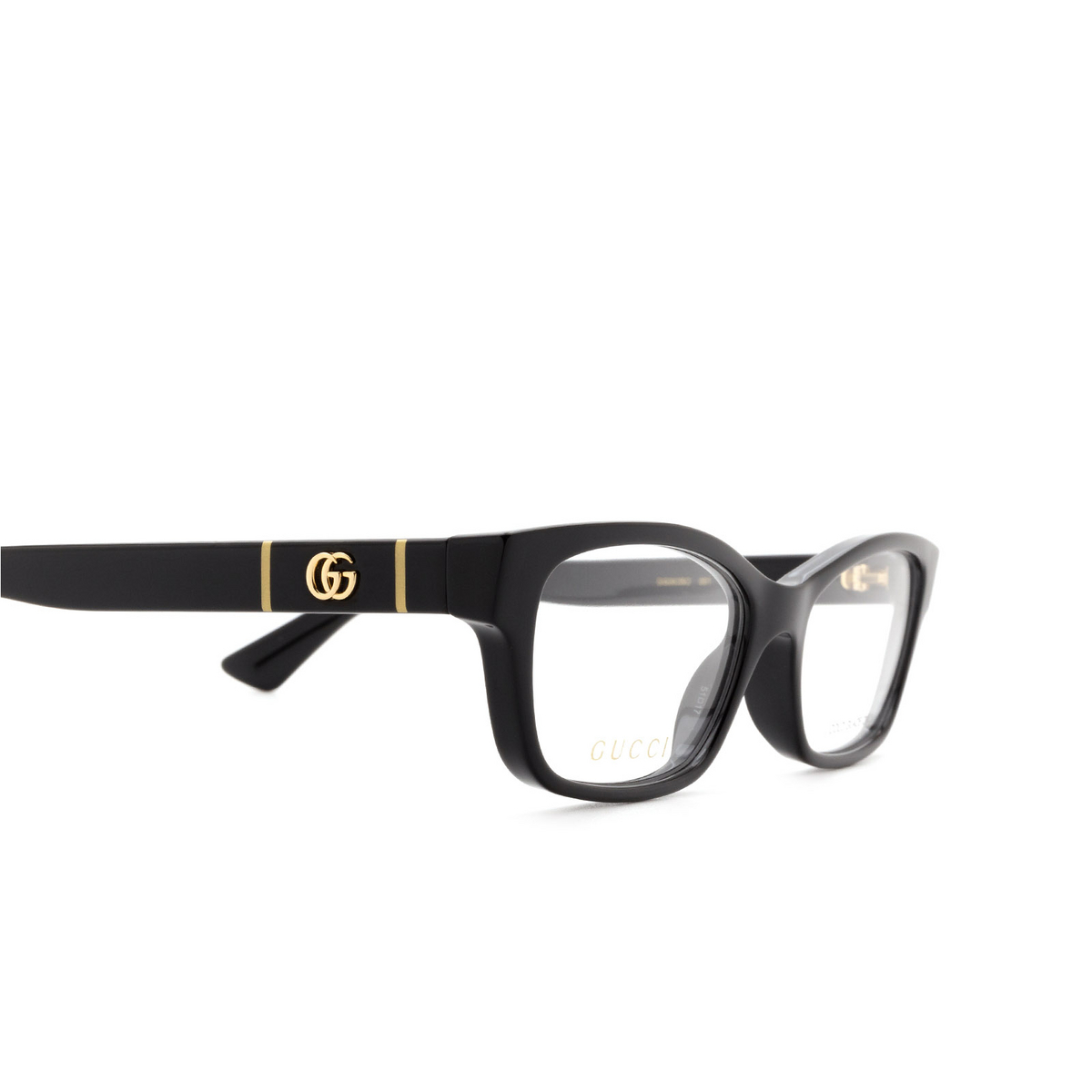 Gucci® Rectangle Eyeglasses: GG0635O color Black 001 - 3/3.