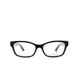 Gucci® Rectangle Eyeglasses: GG0635O color Black 004.
