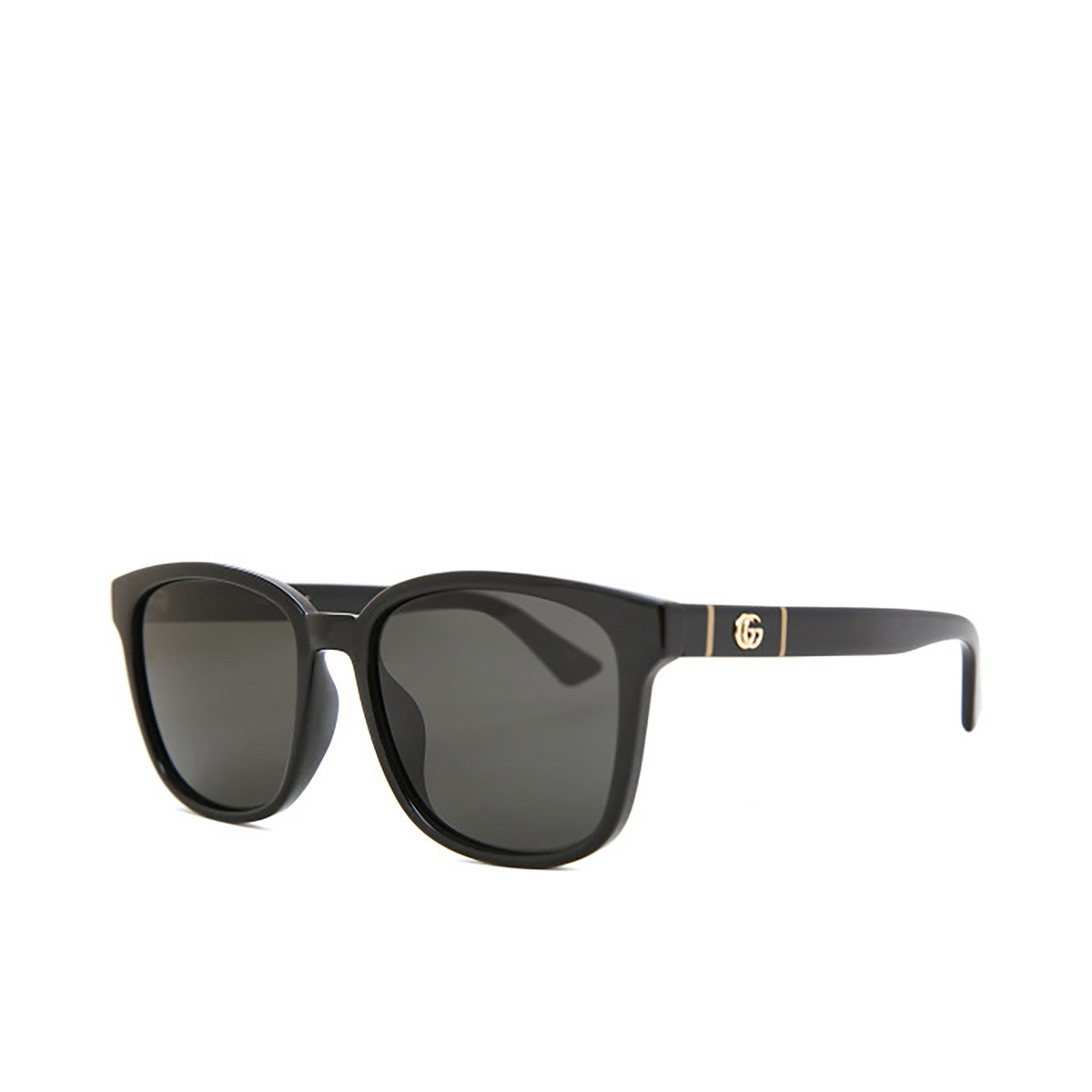 Gucci GG0637SK Sunglasses 001 Black - three-quarters view