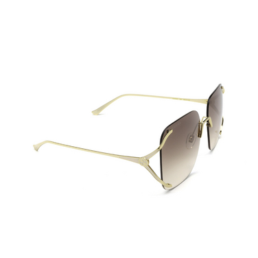 Gafas de sol Gucci GG0646S 002 gold - Vista tres cuartos