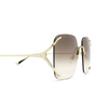 Gafas de sol Gucci GG0646S 002 gold - Miniatura del producto 3/4