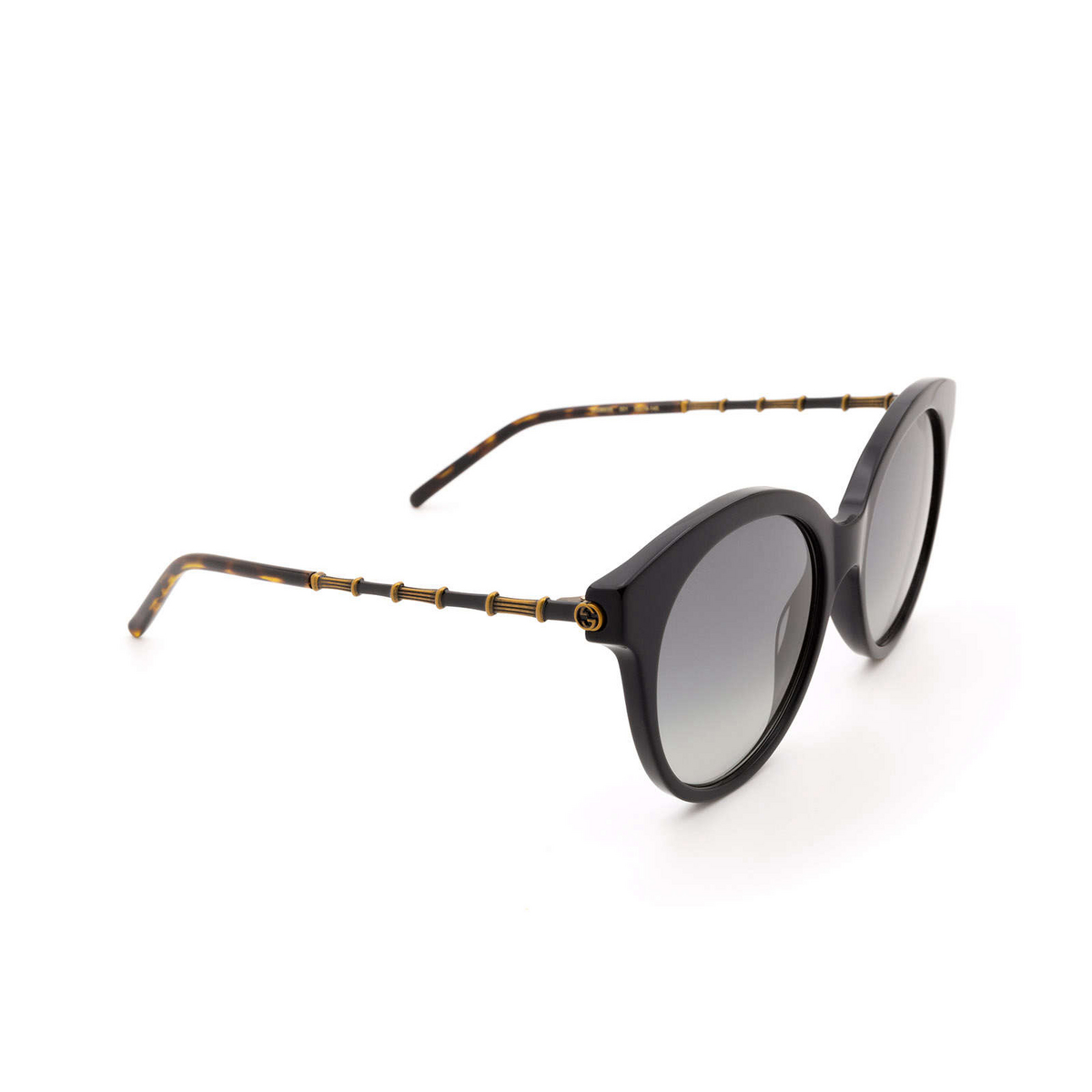 Gucci® Butterfly Sunglasses: GG0653S color Black 001 - product thumbnail 2/3.