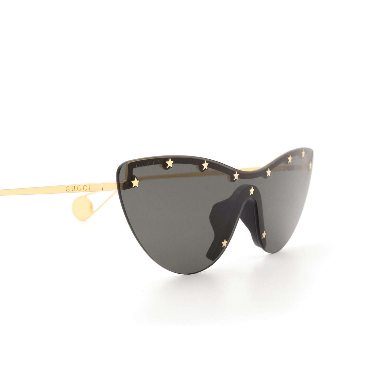 Gucci® Mask Sunglasses: GG0666S color Black 001 - 3/3.