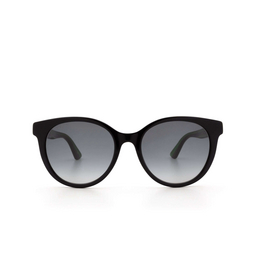 Gucci® Cat-eye Sunglasses: GG0702SK color 004 Black 