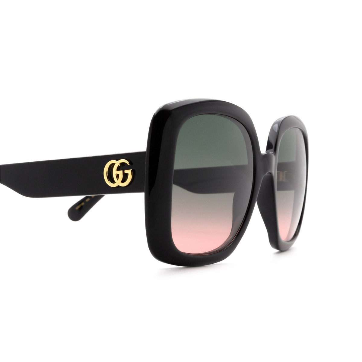 Gucci® Square Sunglasses: GG0713S color 002 Black - product thumbnail 3/3
