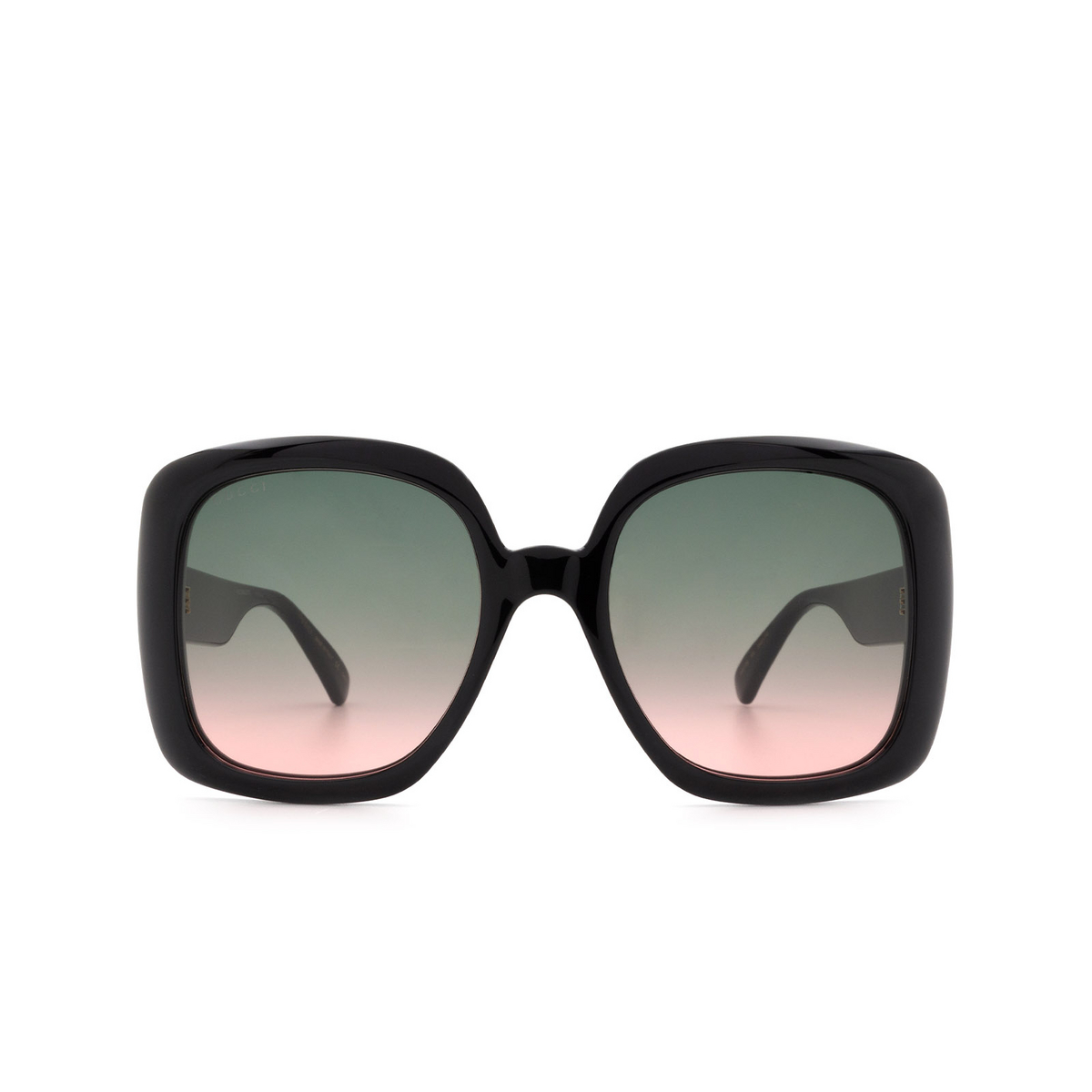 Gucci® Square Sunglasses: GG0713S color Black 002 - 1/3.